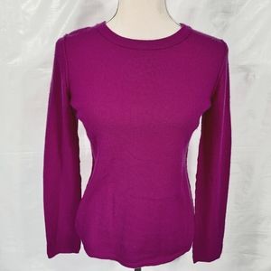 Fenn Wright Manson Purple Cashmere Long Sleeve Sweater